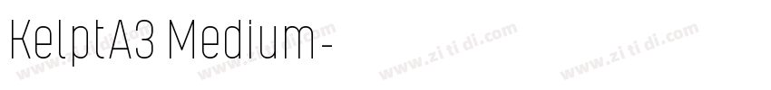 KelptA3 Medium字体转换
